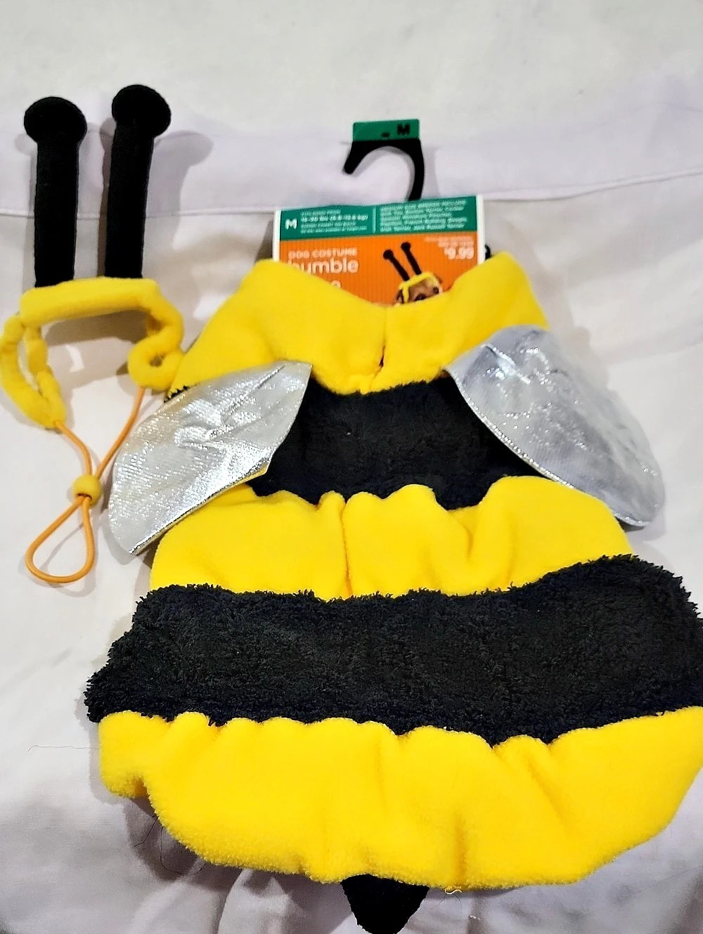 Target Bumble Bee Dog Costume Yellow & Black Medium